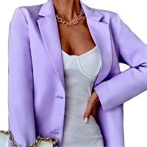 Calvin Klein Lavender Blazer
